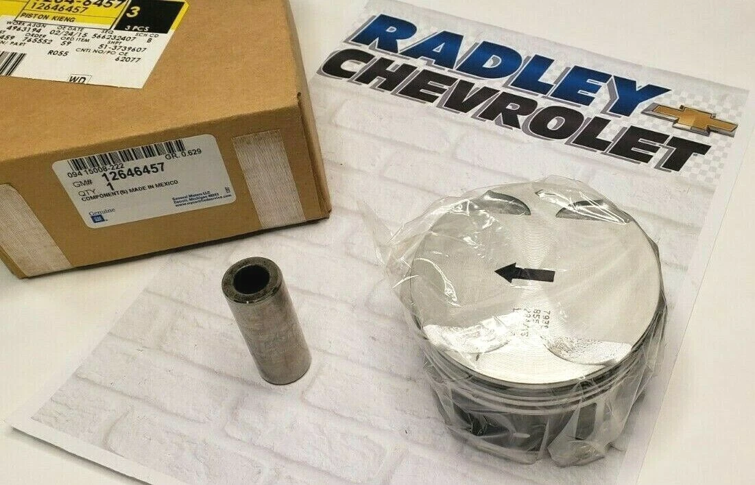 12646457 NEW GM OEM ENGINE PISTON CHEVROLET BUICK GMC B154 | eBay