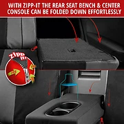 COPRISEDILI PER MINI CLUBMAN 2007-in poi 13418 NERO GRIGIO FODERE AUTO COMPATIBI - Immagine 4 di 4