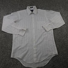 VTG Arrow Shirt Mens M 15.5 33 White Long Sleeve Button Up Dress Work USA Casual