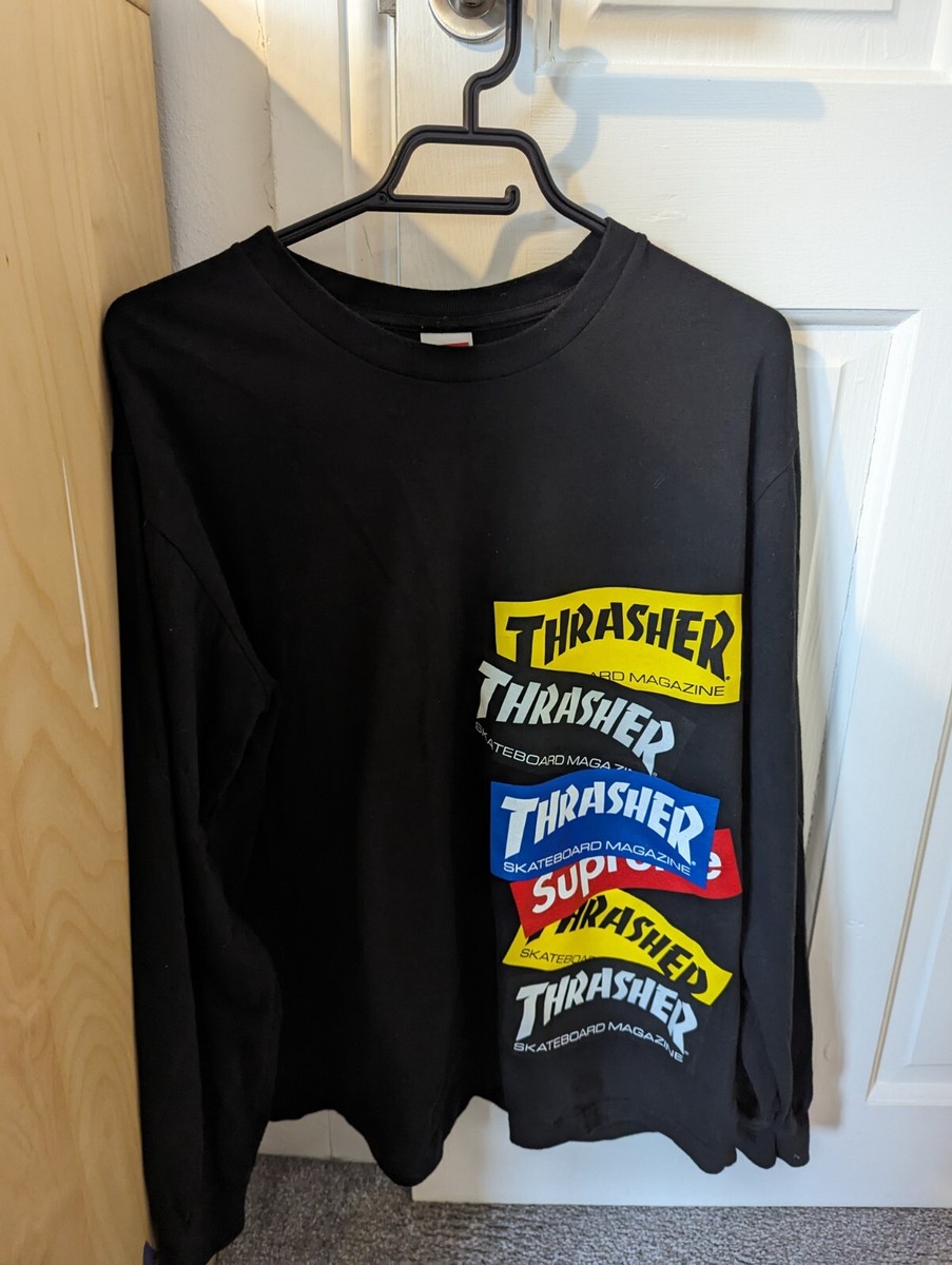 Supreme X Thrasher Long Sleeve Top (L) UK