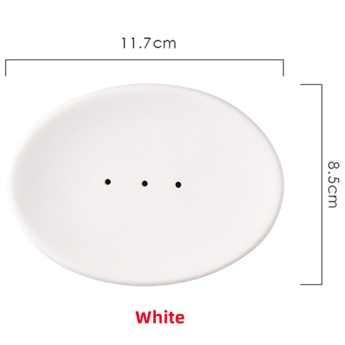 Ceramic Soap Dish Bathroom Draining Soap Holder Storage Bathroom Soap Shelf - Picture 9 of 9