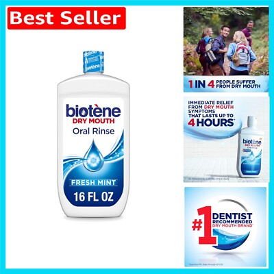 Bioten Mundtrockenheit 8 Oz. - Sanfte antibakterielle Linderung für Erwachsene