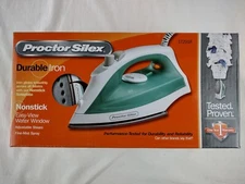 Proctor Silex Durable Non-Stick Iron with Adjustable Steam 17291R - NEW in BOX