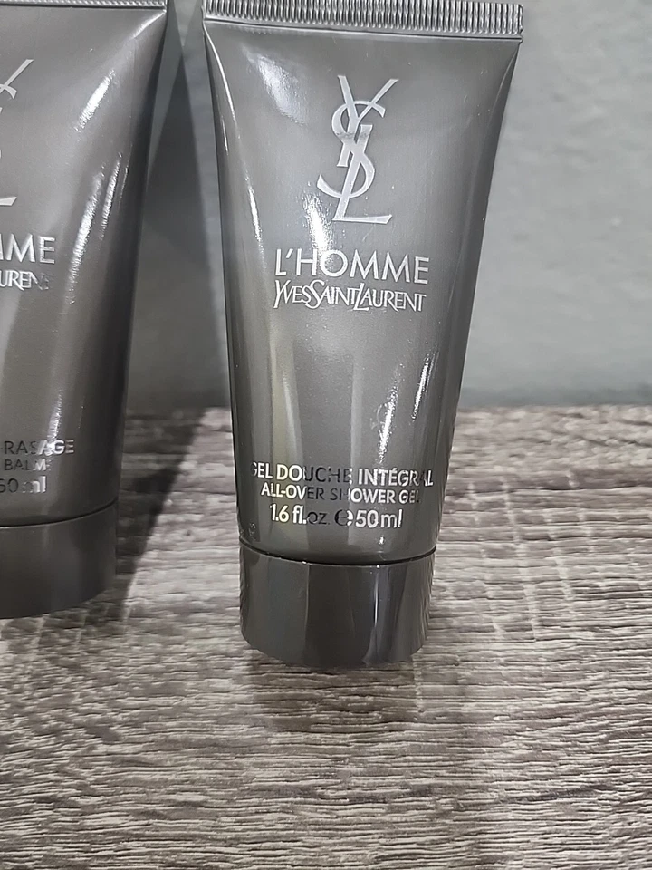YSL L'HOMME YVES SAINT LAURENT BÁLSAMO PARA DESPUÉS DEL AFEITADO + GEL DE DUCHA 1,6 FL OZ / 50 ML Foto 2 de 4