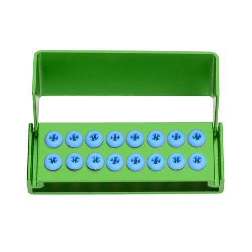 Soporte para fresas dentales 16H con funda de silicona estuche de desinfección en autoclave (3 piezas) - Imagen 6 de 12