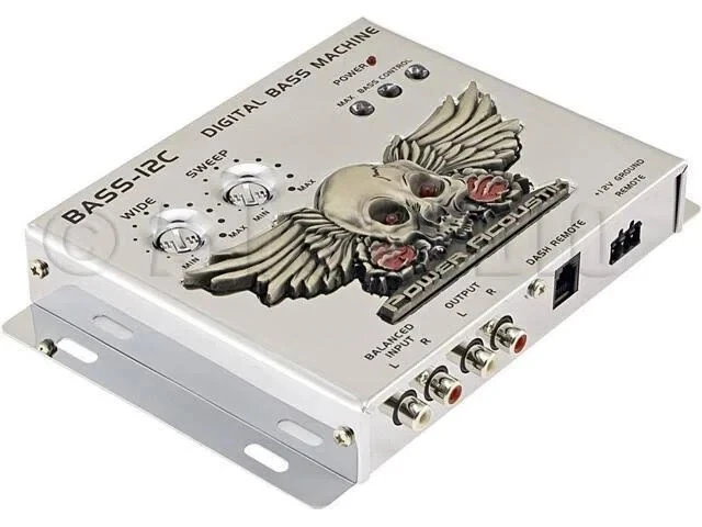 POWER ACOUSTIK BASS-12C CAR DIGITAL BASS PROCESSOR DRIVER SUB WOOFER REMOTE KNOB - Image 2 of 4