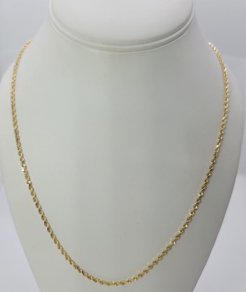 14K YELLOW GOLD GOLD CHAIN 24
