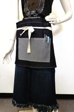 set of 5 pieces Unisex Denim Apron Functional Pockets Chef Barista Florist AP004