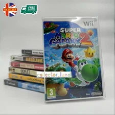 PS2 DVD Wii U Xbox 360 GameCube PC Game Box Protector Clear Plastic Display Case