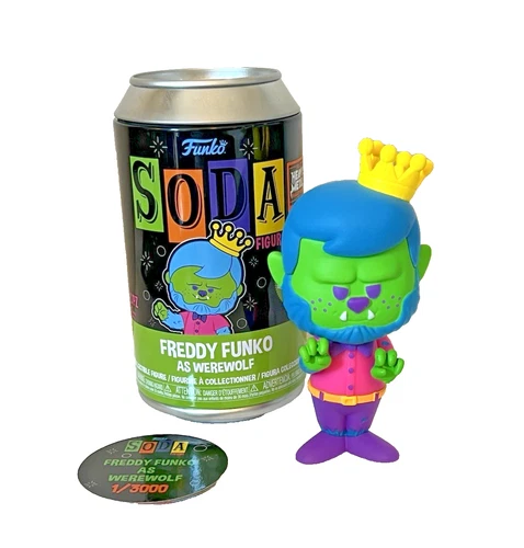 Funko Soda Heavy Metal Freddy Funko As Werewolf Blacklight LE 3,000