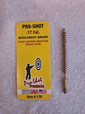 Pro shot .17 cal. Benchrest Bronz brush