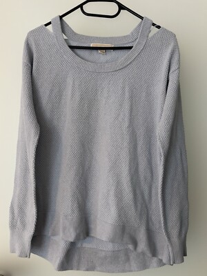 Michael Kors Pullover Hellblau Grau Glitzer