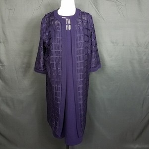 purple dress and jacket