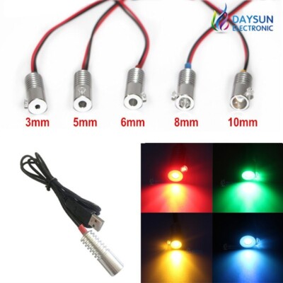 5V Car Home USB Power LED Light Source Illuminator Lamp For Side Optic Fiber