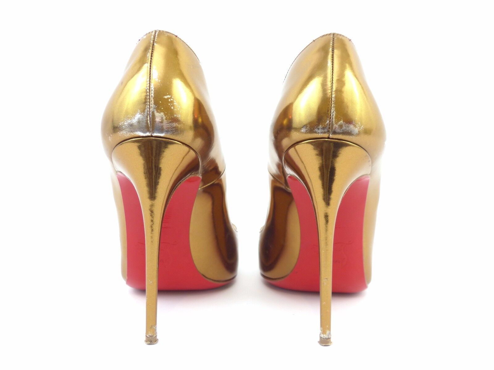 Christian Louboutin So Kate Bronze Specchio Leather ~ UK 2 / EU 35