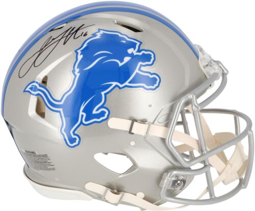 Jared Goff Detroit Lions Autographed Riddell Speed Authentic Helmet - Picture 1 of 2