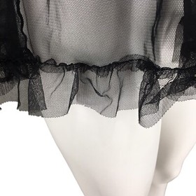 Victoria's Secret Nightie Sexy Little Things Babydoll Sheer Black Pink Y2K S