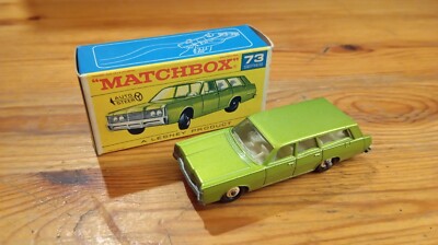 Matchbox Series No. 55 or 73 Mercury, green, in original box - Lesney Product