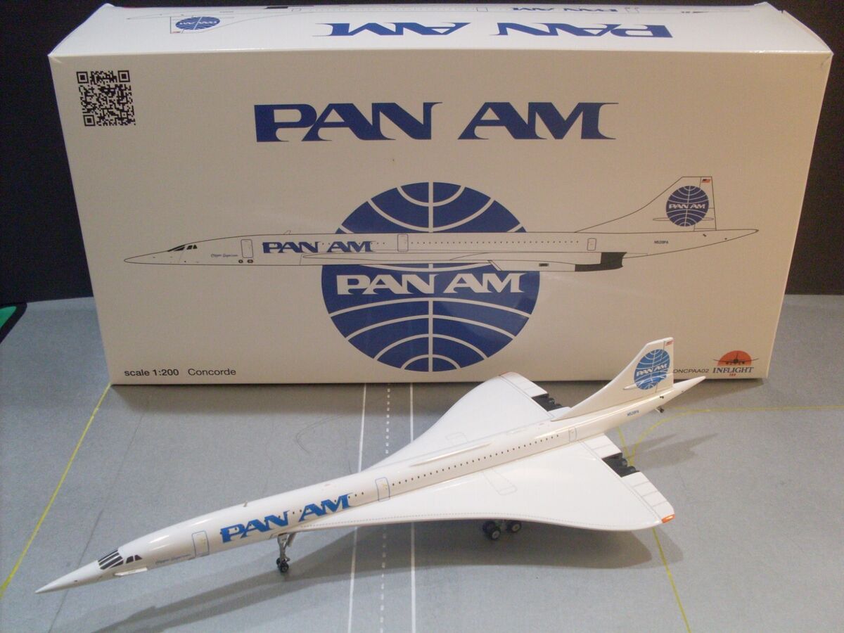 ダイキャスト製Pan Am Concorde N557PA