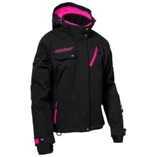 Castle X Powder G4 Women's Snowmobile Jacket - Pink Glo/Black