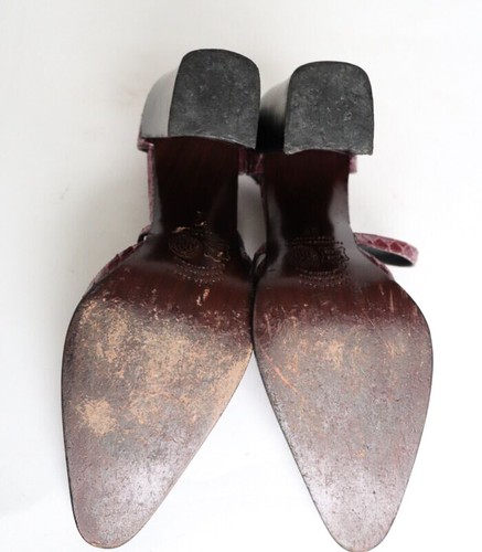 Mary Jane Shoes - Colisee de Sacha - Snakeskin - Block Heel - 37 / Fit UK 4.5 - Picture 9 of 9