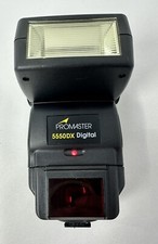 PROMASTER 5550DX Digital TTL Nikon Electronic Flash - TESTED - WORKS -
