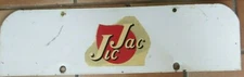ORIGINAL VINTAGE JIC-JAC SODA POP SODA RACK TOP OR GENERAL STORE DISPLAY SIGN