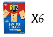 CHRISTIE Kraft Swiss Cheese Crackers New 6 boxes (200 grams each) FREE SHIPPING