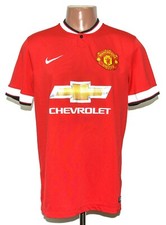 MANCHESTER UNITED 2014/2015 HOME FOOTBALL SHIRT SIZE M ADULT