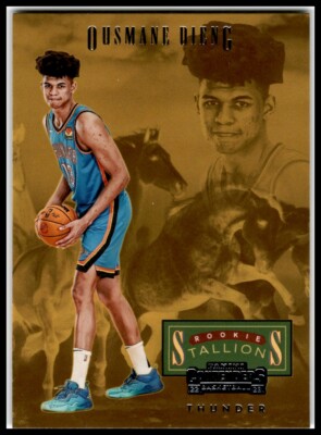 2022 Panini Contenders #21 Ousmane Dieng Rookie Stallions Rookie
