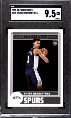 2023-24 Panini NBA Hoops - Hoops Tribute Victor Wembanyama #298