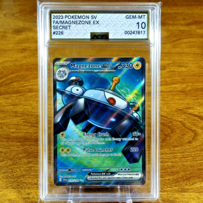 Pokemon Scarlet & Violet Base Magnezone EX 226/198 AGS Gem-MT 10