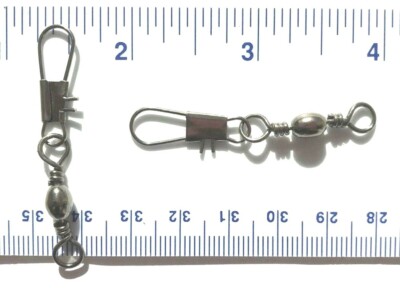 1000 Top Quality GT Black Interlock Snap Fishing Swivels size 3 - 1000 Swivels