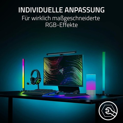 Razer Aether RGB LED Lichtleisten USB-C 40cm Chroma RGB kompatibel mit Matter Go - Photo 3/7