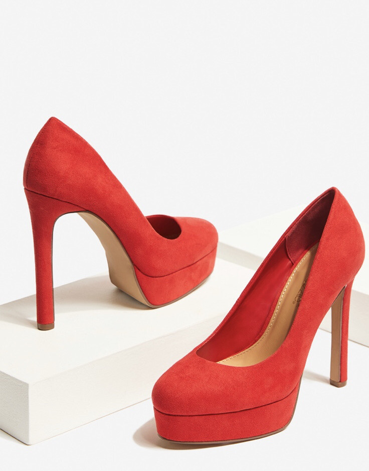 New Red Platform Heels