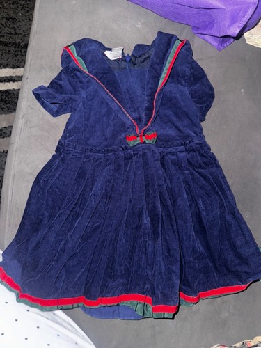 Authentic GUCCI Girl's Stripe Dress size 36 months - Picture 2 of 10