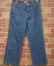 Levi Strauss Co Womens 512 Perfectly Slimming Blue Denim Capri Jeans Size 12