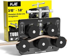 KJE Tubing Straightener, 3/16" - 1.0" Diameters Brake Line Straightener, Tube St