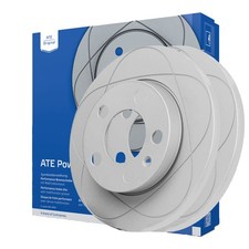 ATE Bremsscheiben POWERDISC  Opel MeriVorn Ø264mm Hinten Voll 4-Loch