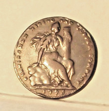 1793 BIRMINGHAM STORK HALFPENNY TOKEN, WARKS DH 114-116 R25