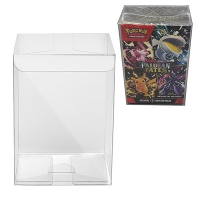 10PC Pokemon Protective Clear Case Protectors for Booster Bundle & Battle Box