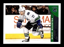 600. 2013-14 score . #501 Manny Malhotra . Red Back Text Parallel panini . PWE