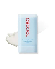 Tocobo Cotton Airy Sun Stick SPF + Airy SPF50+ Lightweight Face Sunscreen, 19g 