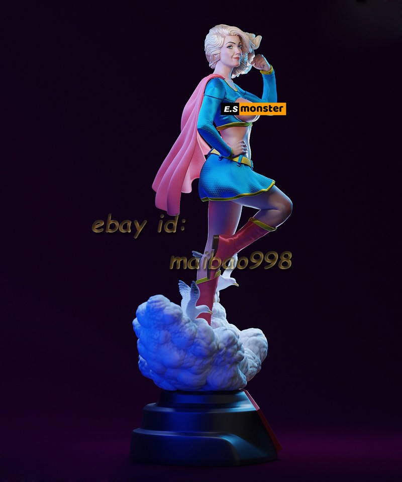 Super Girl 1/8 1/6 3D Print Garage Kit Figure Model Kit Unpainted Unassembled GK