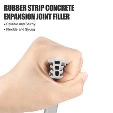 50ft Concrete Expansion Joint Filler Flexible EPDM Strip For 3/4'' Wide Cracks