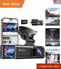 F7NP 4K Dash Cam with 1080P Rear  STARVIS 2 Sensor for Ultimate Safety