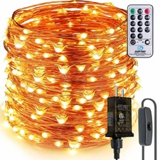 Super Long LED String Lights 99ft 300 LEDs Fairy String Lights with Switch/Ti...