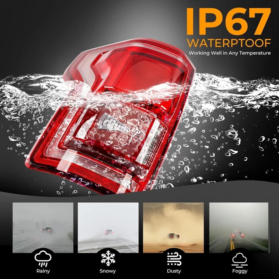 Luz trasera LED con punto ciego compatible con Ford F150 2015 2016 2017 trasera... Foto 4 de 4