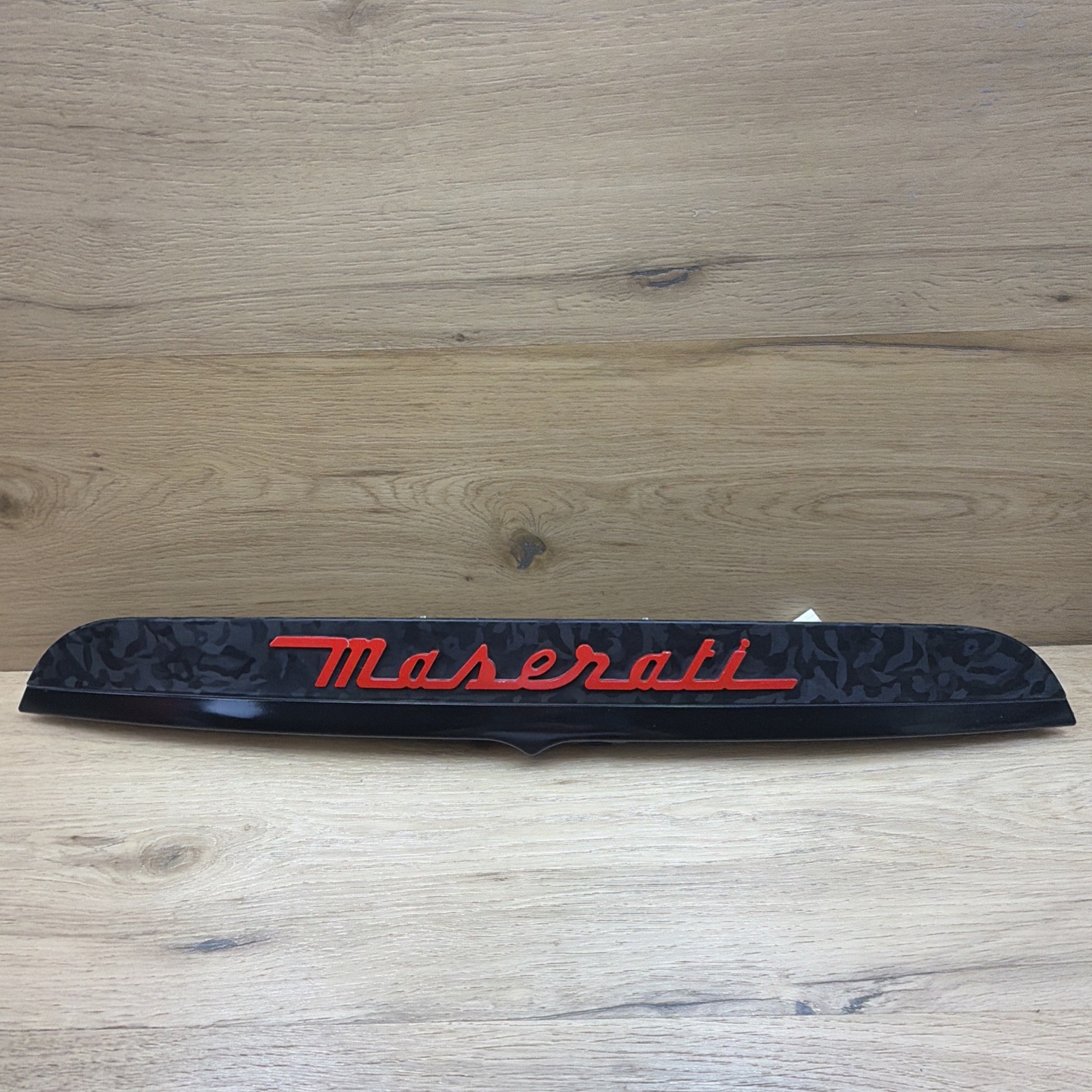 🟢 OEM Maserati M157 Ghibli 14-17 Rear Trunk Camera Trim Handle Lights GRAY🟢
