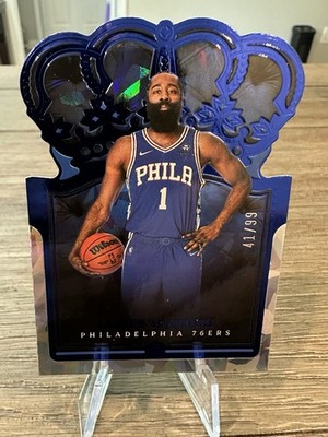 2021-22 Crown Royale Blue Crystal #97 James Harden /99